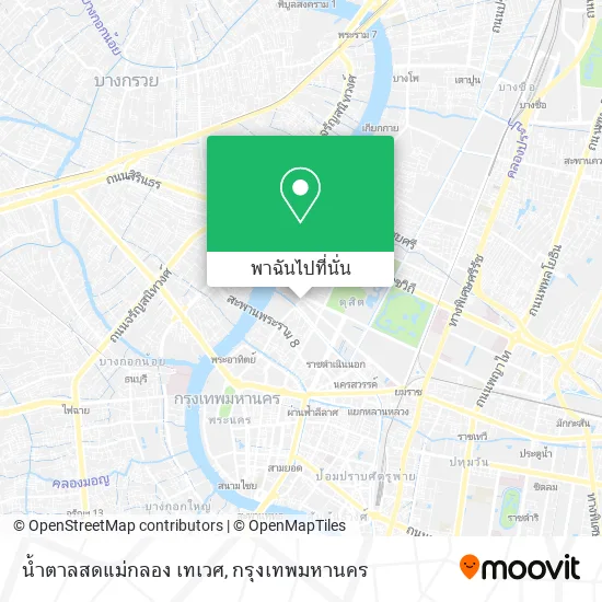 น้ำตาลสดแม่กลอง เทเวศ แผนที่
