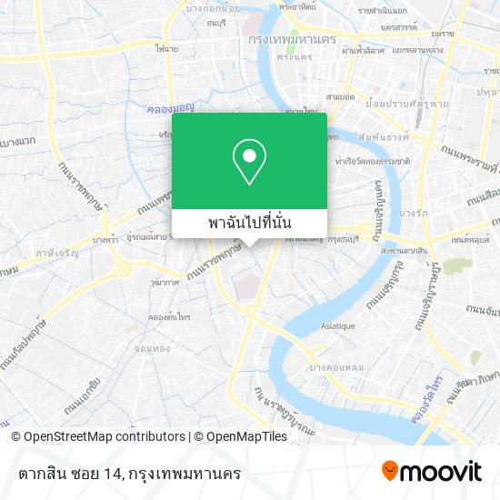 ตากสิน ซอย 14 แผนที่