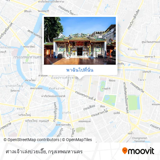 ศาลเจ้าเล่งบ่วยเอี๊ย แผนที่