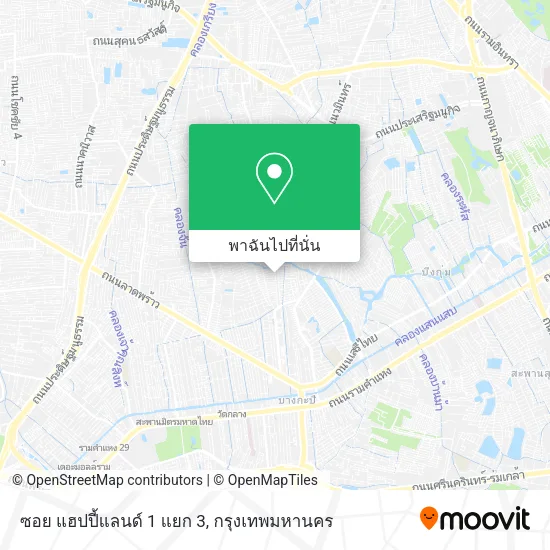 ซอย แฮปปี้แลนด์ 1 แยก 3 แผนที่