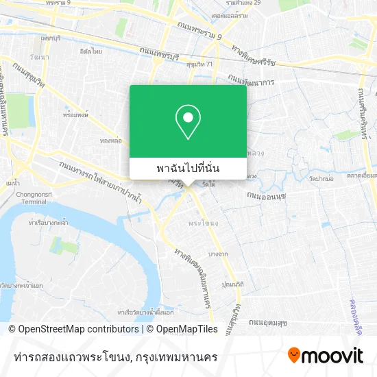 ท่ารถสองแถวพระโขนง แผนที่