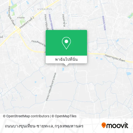 ถนนบางขุนเทียน-ชายทะเล แผนที่