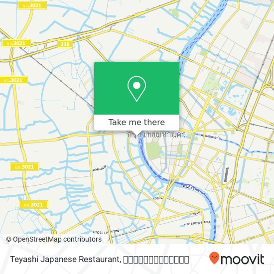 Teyashi Japanese  Restaurant แผนที่