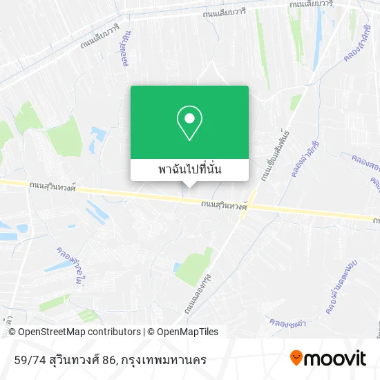 59/74 สุวินทวงศ์ 86 แผนที่