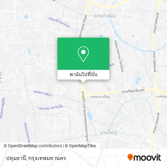 ปทุมธานี แผนที่