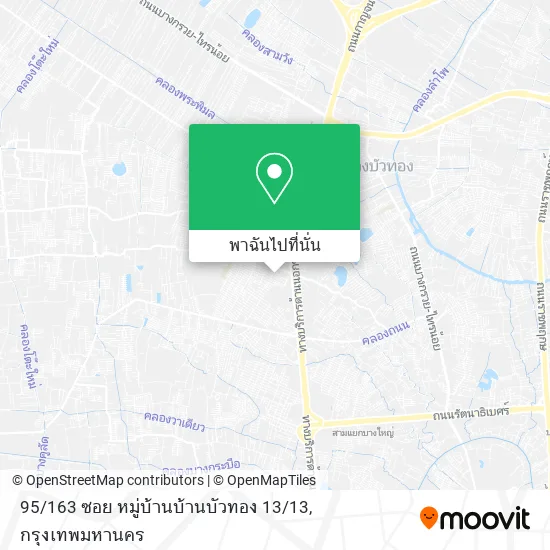 95 / 163 ซอย หมู่บ้านบ้านบัวทอง 13 / 13 แผนที่
