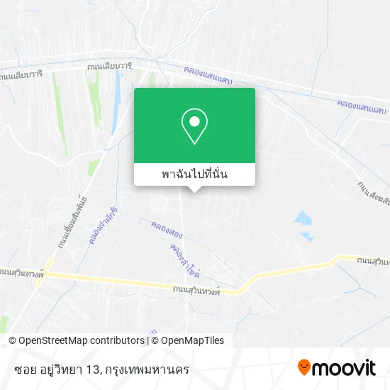 ซอย อยู่วิทยา 13 แผนที่