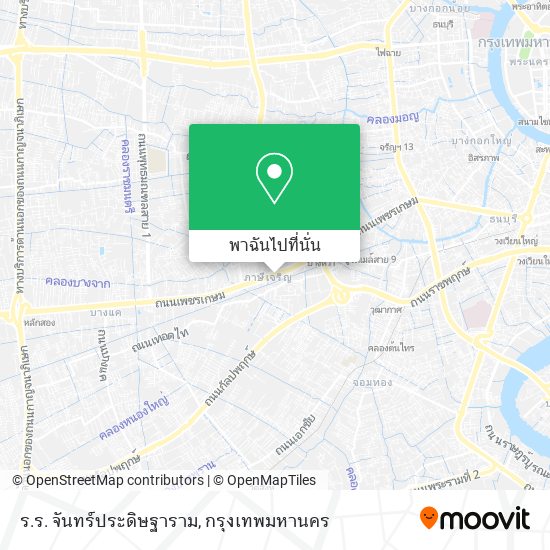 ร.ร. จันทร์ประดิษฐาราม แผนที่