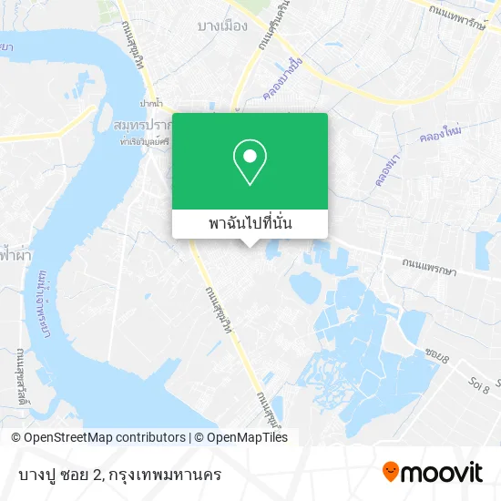 บางปู ซอย 2 แผนที่