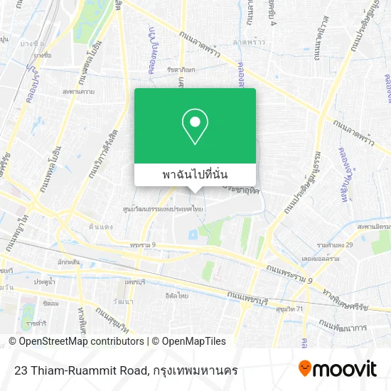 23 Thiam-Ruammit Road แผนที่