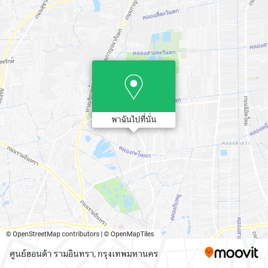 ศูนย์ฮอนด้า รามอินทรา แผนที่