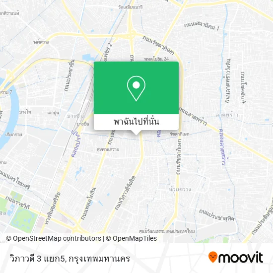 วิภาวดี 3 แยก5 แผนที่
