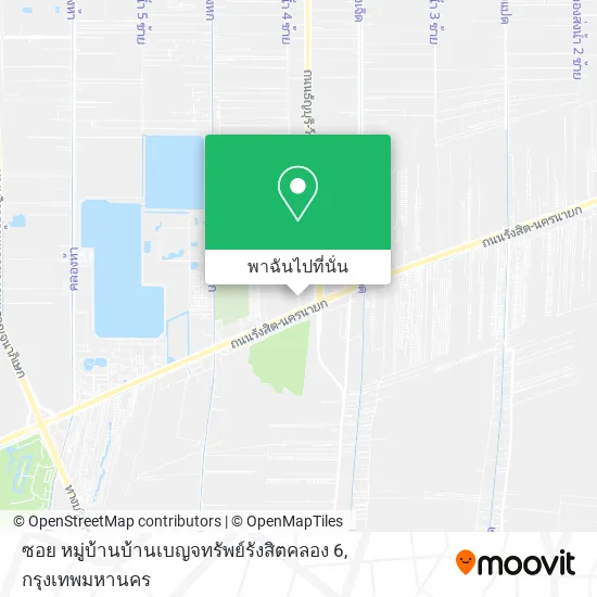 ซอย หมู่บ้านบ้านเบญจทรัพย์รังสิตคลอง 6 แผนที่