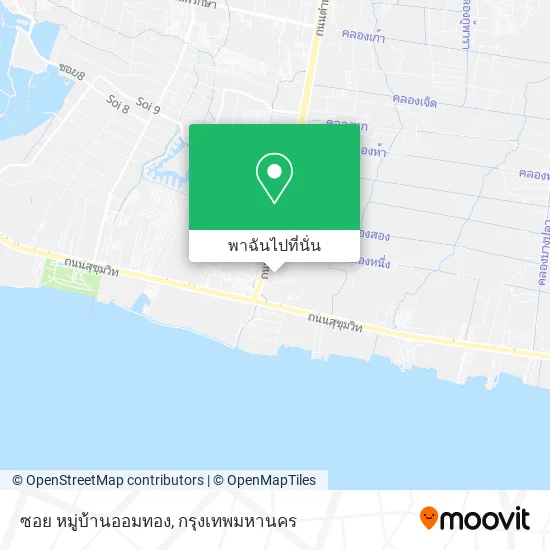 ซอย หมู่บ้านออมทอง แผนที่