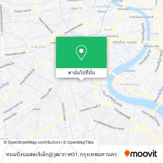 หนมปังนมสดเจ้เล็ก@วุฒากาศ31 แผนที่