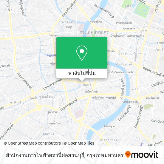 สำนักงานการไฟฟ้าสถานีย่อยธนบุรี แผนที่