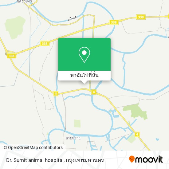 Dr. Sumit animal hospital แผนที่