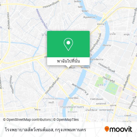 โรงพยาบาลสัตว์เซนต์มอส แผนที่