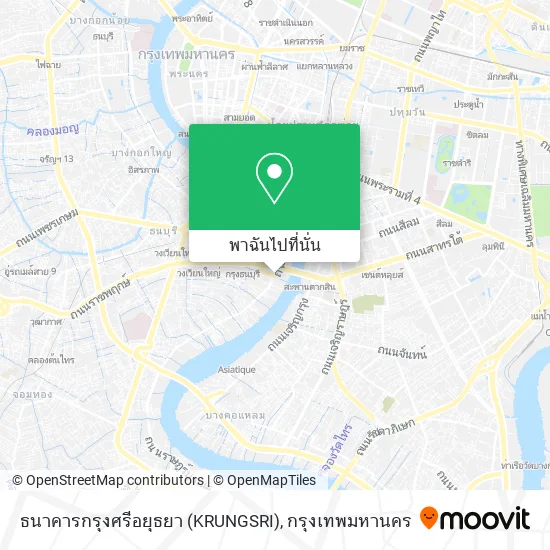 ธนาคารกรุงศรีอยุธยา (KRUNGSRI) แผนที่