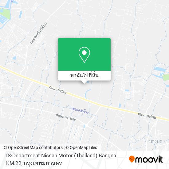 IS-Department Nissan Motor (Thailand) Bangna KM.22 แผนที่