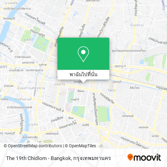 The 19th Chidlom - Bangkok แผนที่