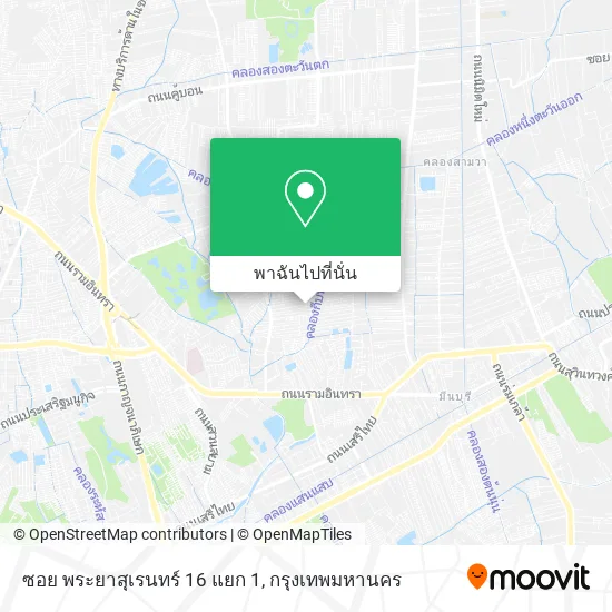ซอย พระยาสุเรนทร์ 16 แยก 1 แผนที่