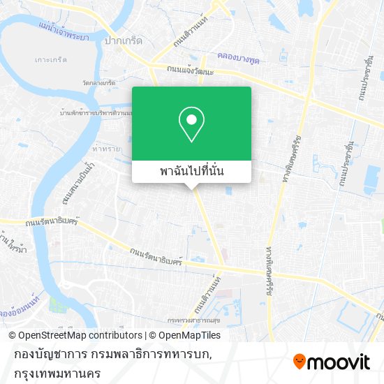 กองบัญชาการ กรมพลาธิการทหารบก แผนที่
