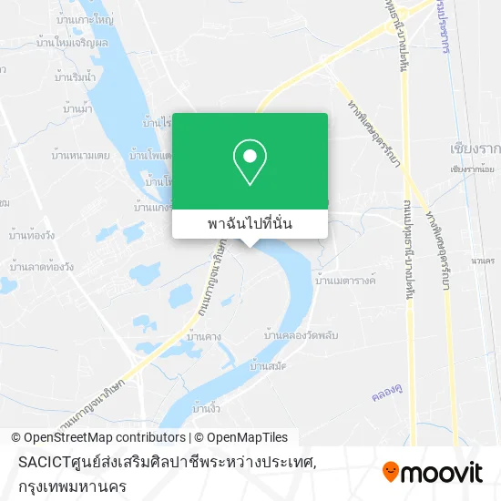 SACICTศูนย์ส่งเสริมศิลปาชีพระหว่างประเทศ แผนที่