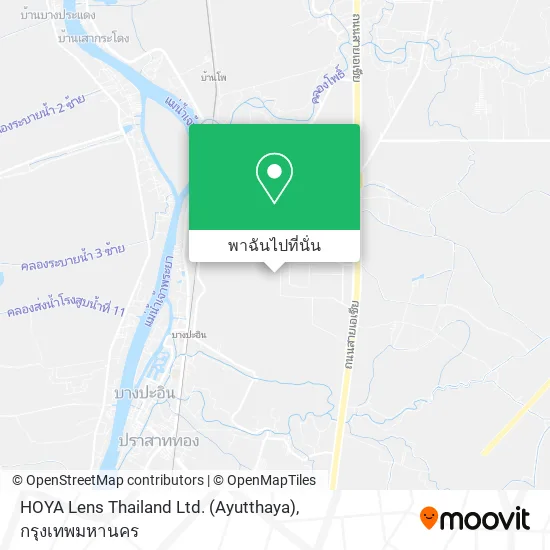 HOYA Lens Thailand Ltd. (Ayutthaya) แผนที่