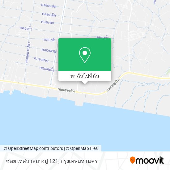 ซอย เทศบาลบางปู 121 แผนที่