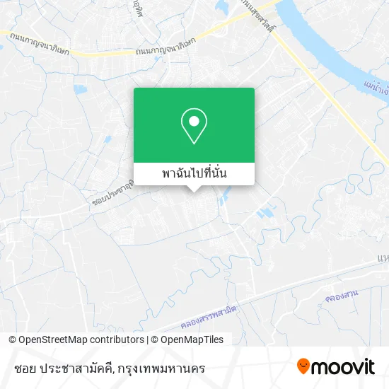 ซอย ประชาสามัคคี แผนที่