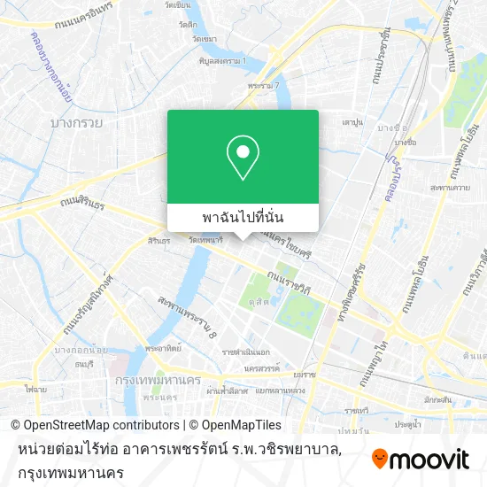 หน่วยต่อมไร้ท่อ อาคารเพชรรัตน์ ร.พ.วชิรพยาบาล แผนที่