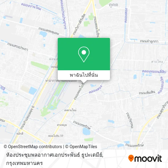 ห้องประชุมพลอากาศเอกประพันธ์ ธูปะเตมีย์ แผนที่