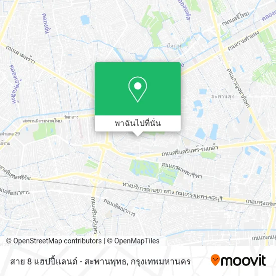 สาย 8 แฮปปี้แลนด์ - สะพานพุทธ แผนที่