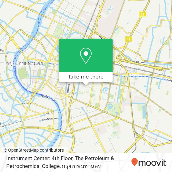 Instrument Center: 4th Floor, The Petroleum & Petrochemical College แผนที่