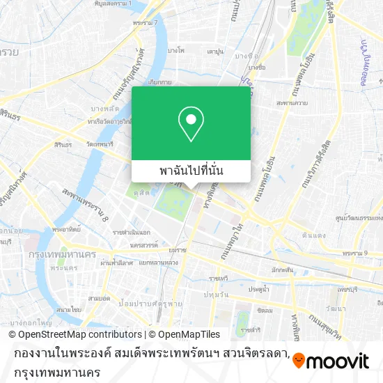 กองงานในพระองค์ สมเด็จพระเทพรัตนฯ สวนจิตรลดา แผนที่
