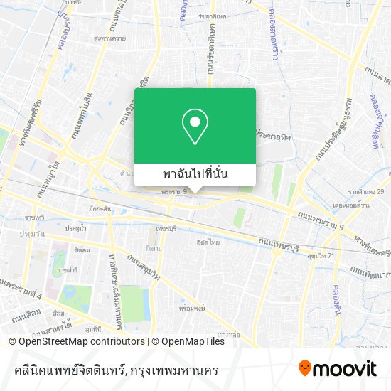 คลีนิคแพทย์จิตตินทร์ แผนที่