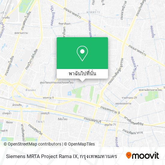 Siemens MRTA Project  Rama IX แผนที่