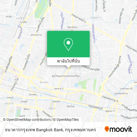 ธนาคารกรุงเทพ Bangkok Bank แผนที่