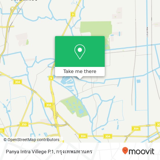 Panya Intra Villege P.1 แผนที่