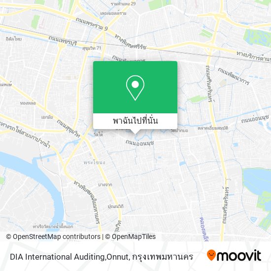 DIA International Auditing,Onnut แผนที่