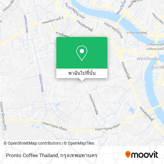 Pronto Coffee Thailand แผนที่