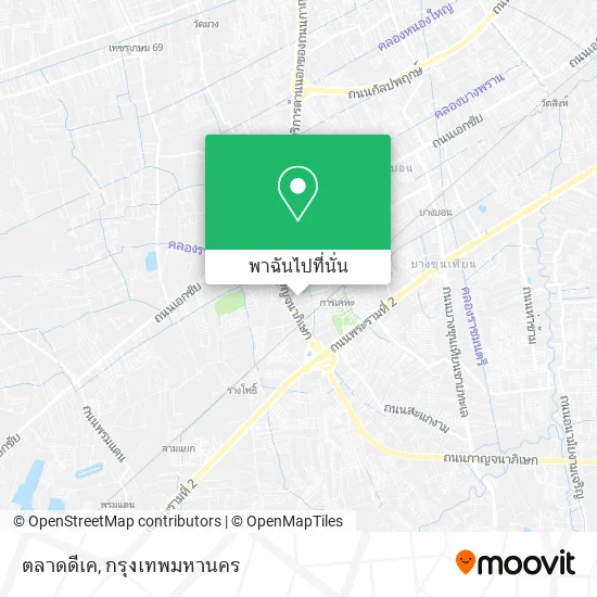 ตลาดดีเค แผนที่