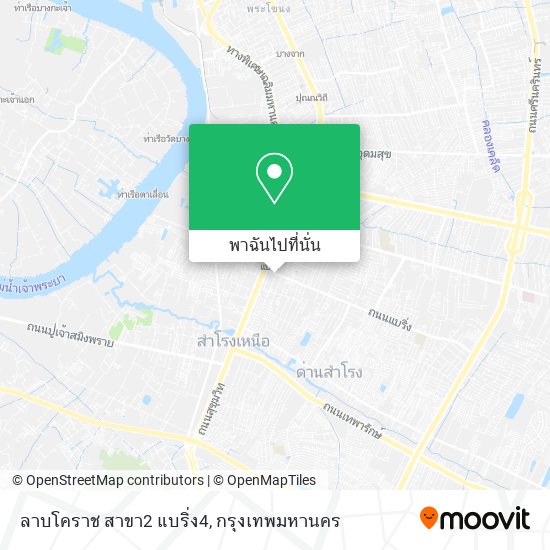 ลาบโคราช สาขา2 แบริ่ง4 แผนที่