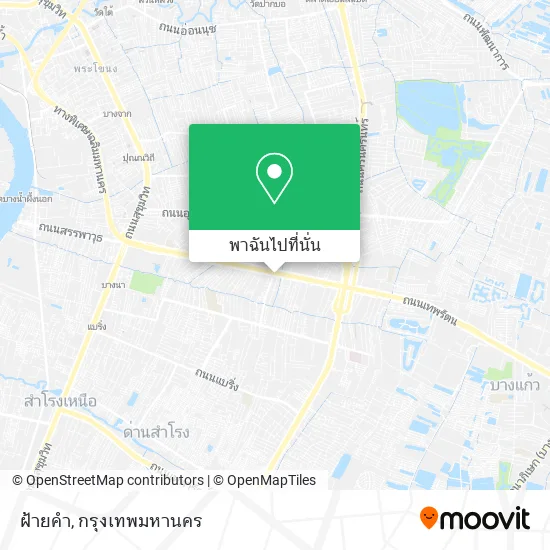 ฝ้ายคำ แผนที่