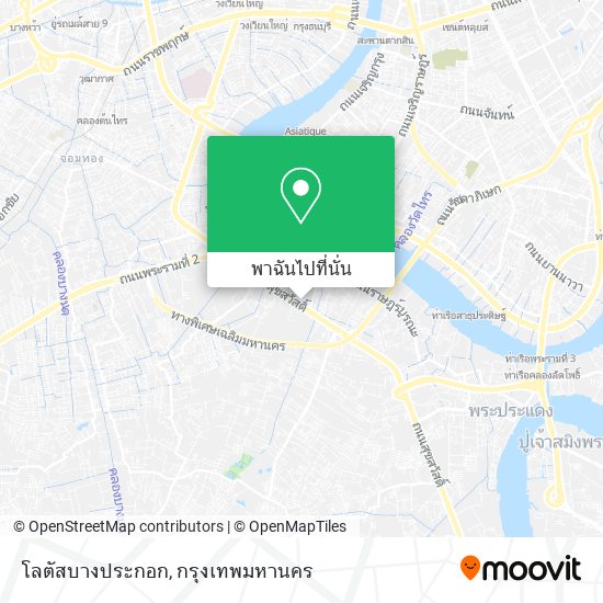 โลตัสบางประกอก แผนที่