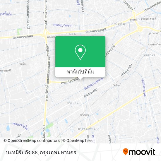 บะหมี่จับกัง 88 แผนที่