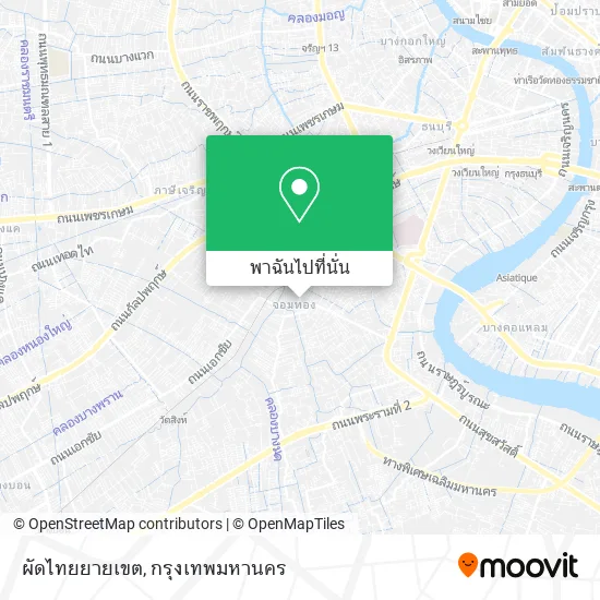 ผัดไทยยายเขต แผนที่