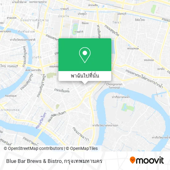 Blue Bar Brews & Bistro แผนที่