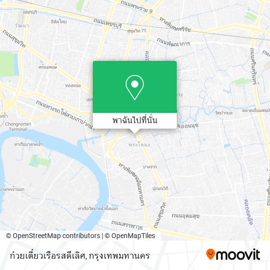 ก๋วยเตี๋ยวเรือรสดีเลิศ แผนที่